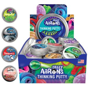 Crazy Aaron's Thinking Putty Mini Tins (Assorted 5)