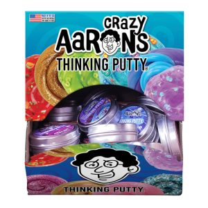 Crazy Aaron's Thinking Putty Mini Tins (Assorted 6)