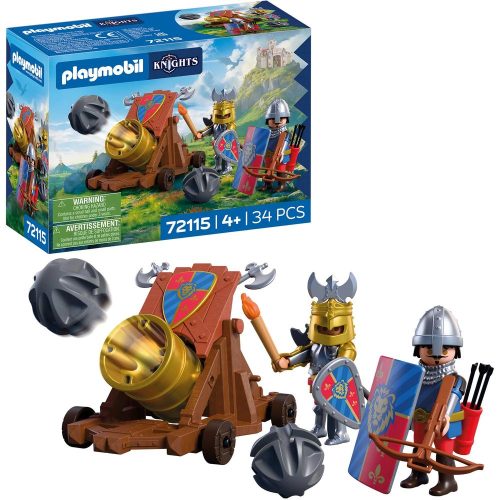 Playmobil: Lion Knights' Firing Cannon