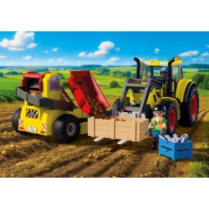 Playmobil: Large Tractor with Potato Harvester